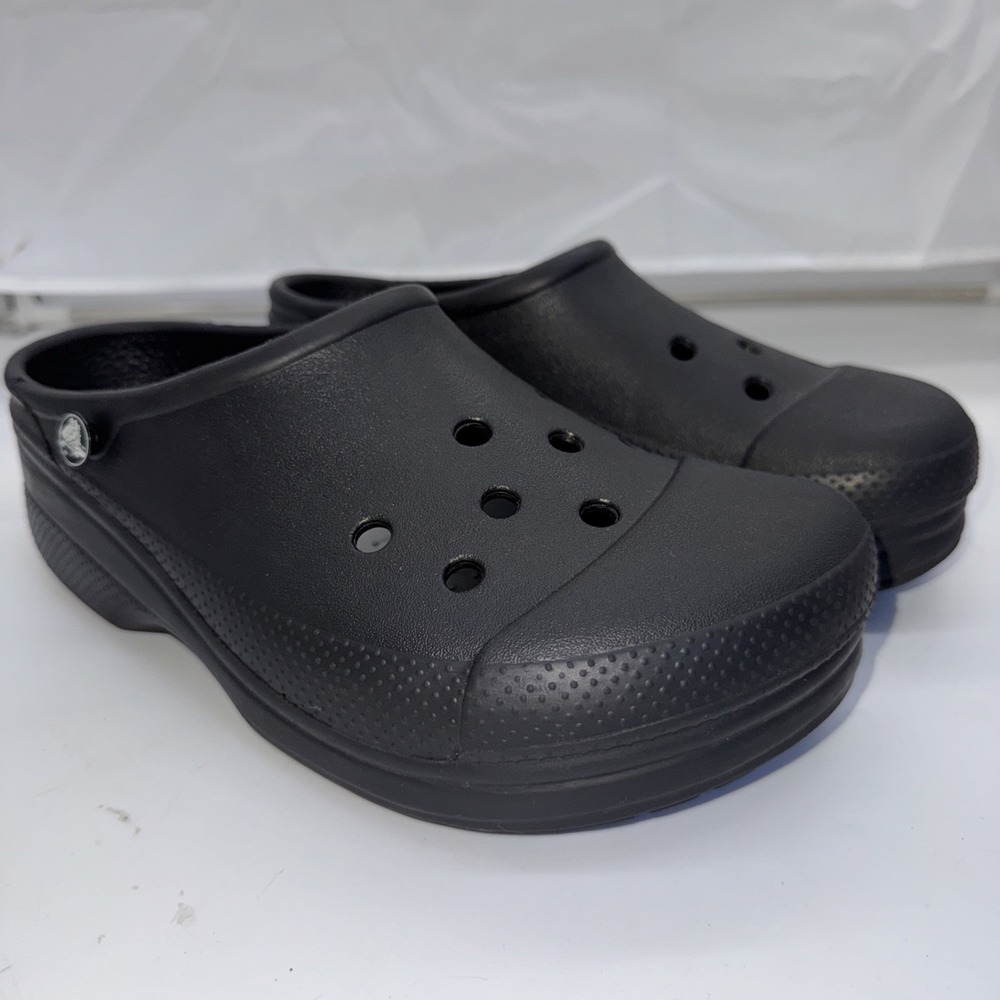 Croc Classic Clog Black Unisex‎ Slip On M 9.0 Made in China